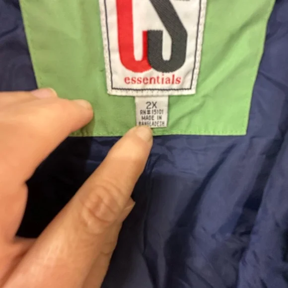 Essentials Vibrant Green Kids Raincoat - Picture 13 of 15